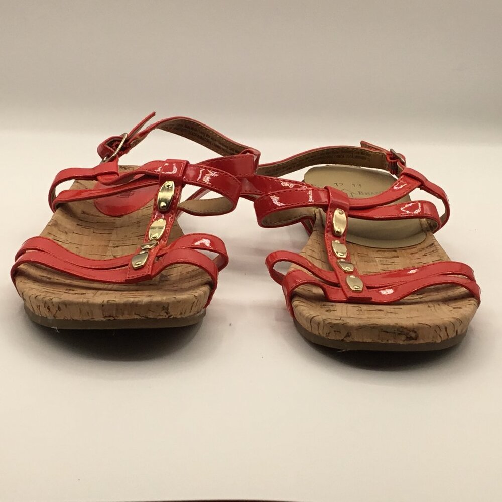 Sole Senseability Red/Gold Décor Sandals